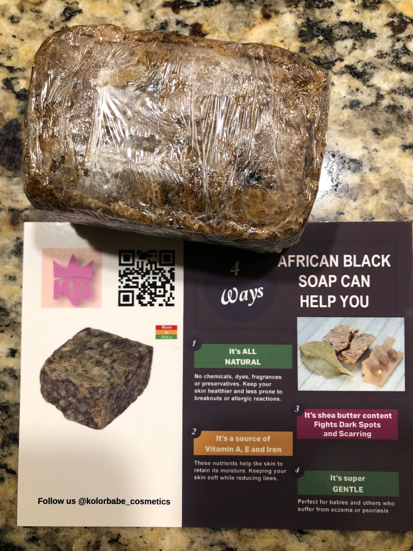 100% African Black Soap